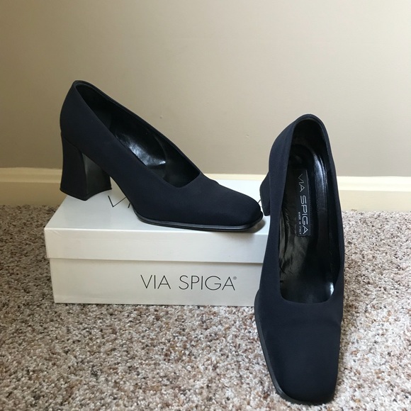 Via Spiga Pumps Navy - Picture 2 of 3